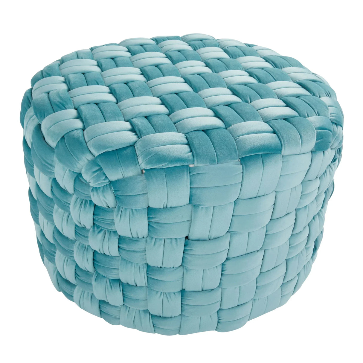 Braided - Versatile Round Ottoman - Furniture Home Direct