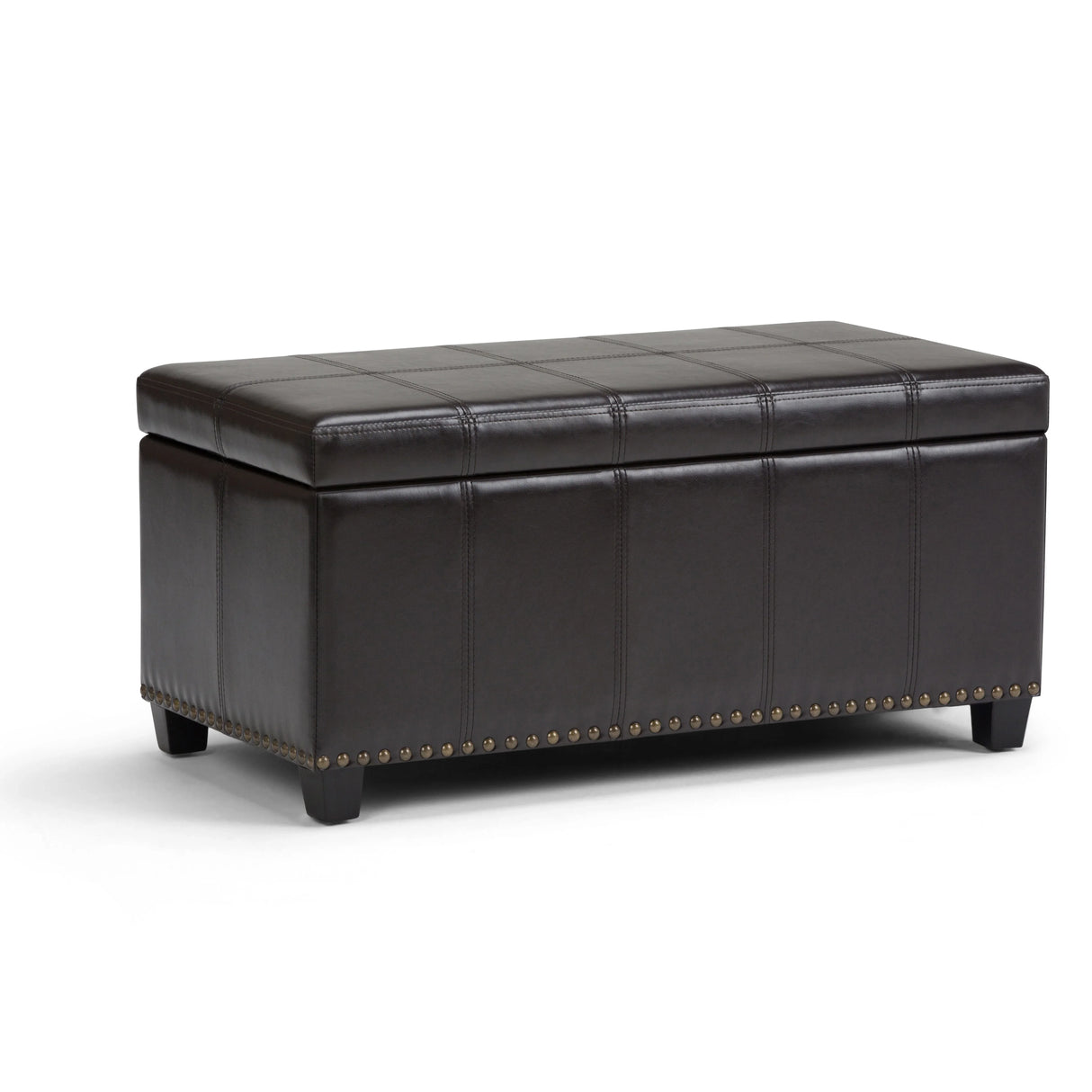 Amelia - Transitional Storage Ottoman Bench - Furniture Home Direct