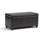 Amelia - Transitional Storage Ottoman Bench - Furniture Home Direct