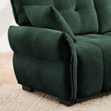 Chenille Sofa - Green - Furniture Home Direct