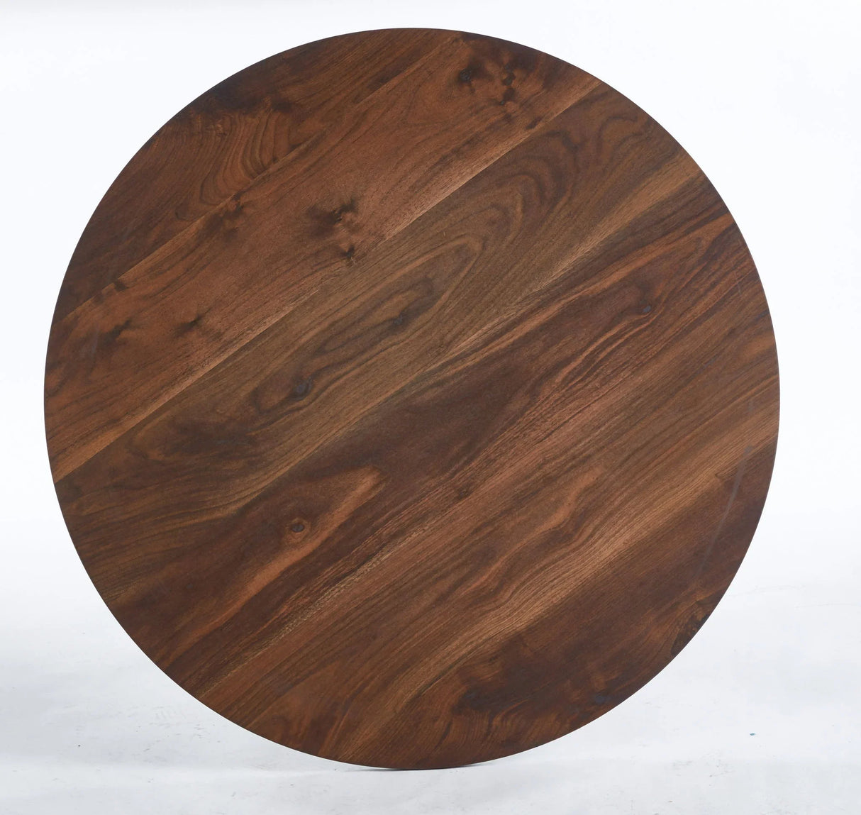 Mid-Century Dining Table For 4 - 6 People With Round MDF Table Top, Pedestal Dining Table, End Table Leisure Coffee Table, Cross Leg - Furniture Home Direct