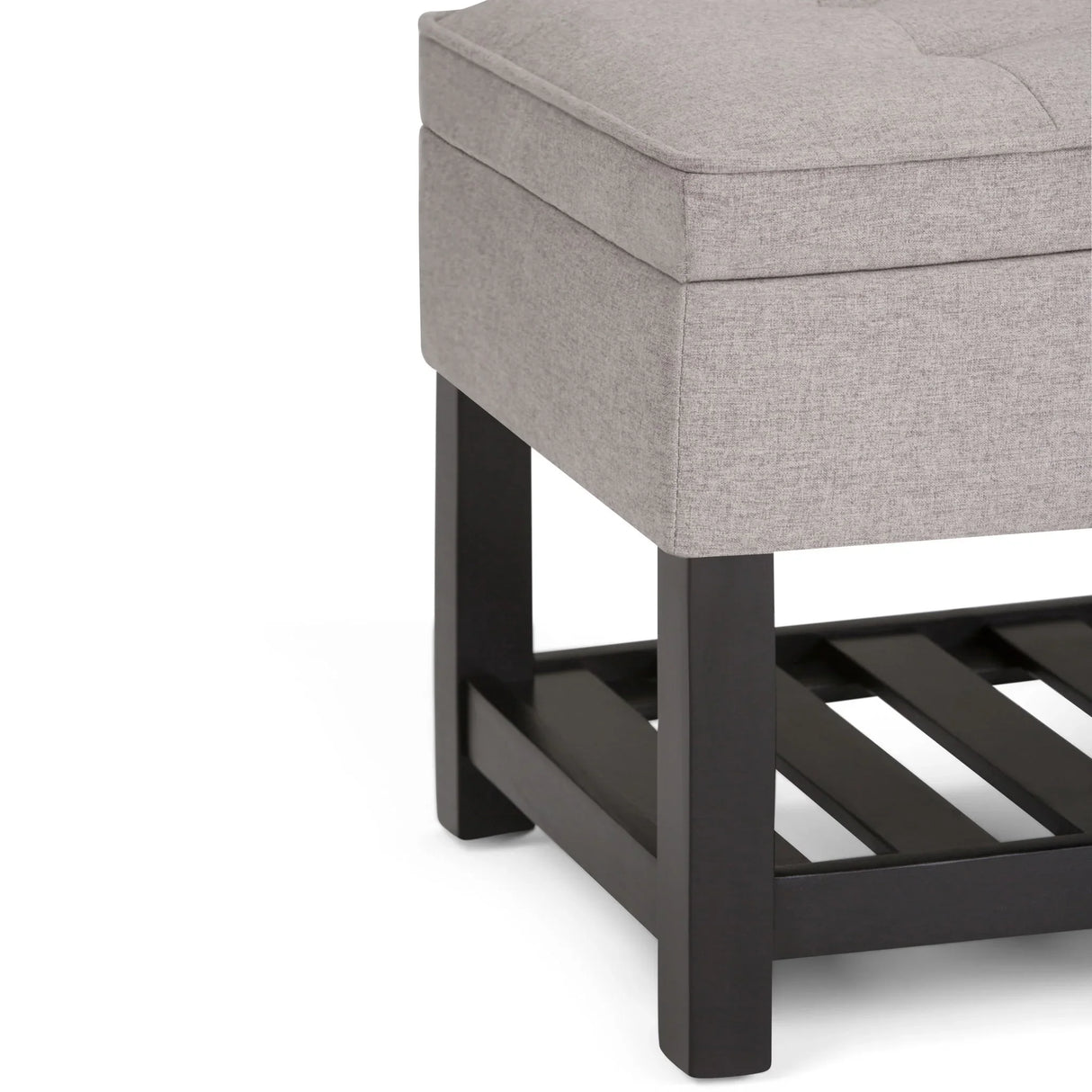 Cosmopolitan - Storage Ottoman Bench With Open Bottom - Furniture Home Direct