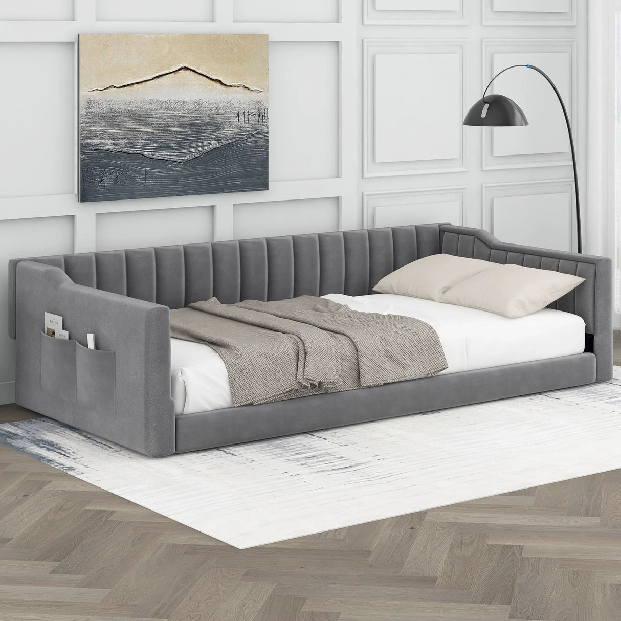 Daybed With Side Storage Pocket - Furniture Home Direct