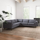 Amber - Velvet Corner Sectional Sofa - Furniture Home Direct