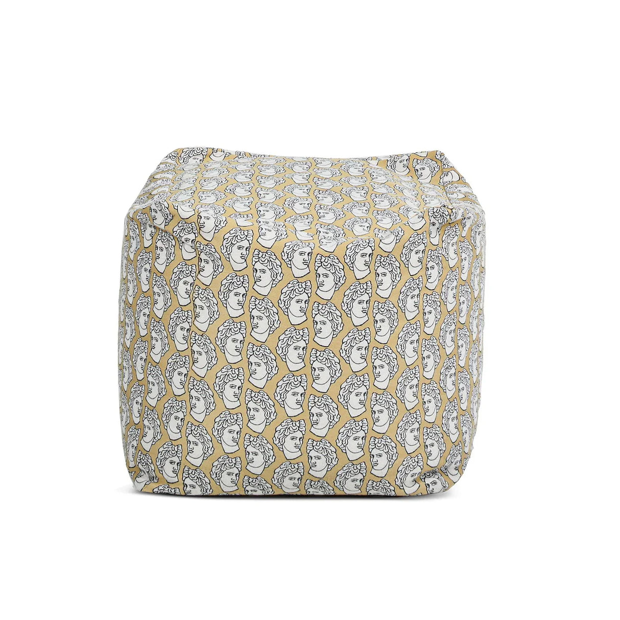 Pouf Luxury Oversized Bean Bag Cube Ottoman - Furniture Home Direct