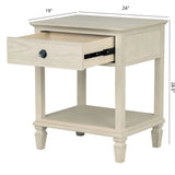 Victoria - Bedside Table With Drawer And Shelf - Furniture Home Direct