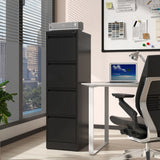 Steel Drawer Vertical File Cabinet With Lock For A4 Legal / Letter Size - Furniture Home Direct