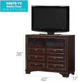 Stylish Media Chest For Entertainment - Furniture Home Direct