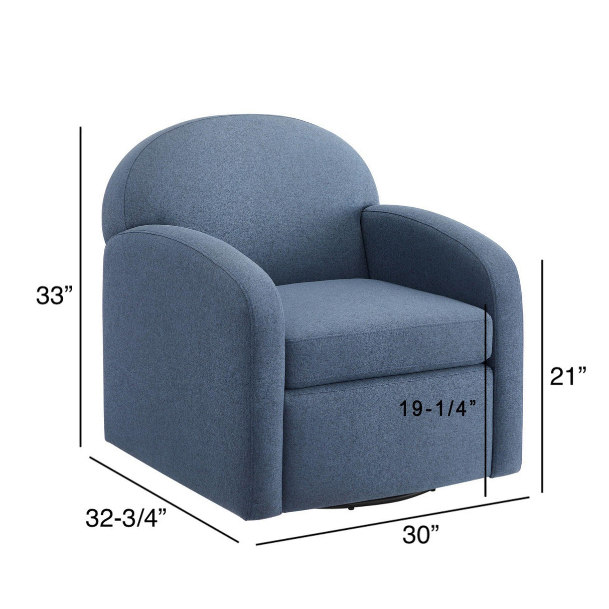 Eddie - Modern Swivel Chair With 360 Degree Functionality - Furniture Home Direct