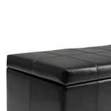 Dover - Upholstered Storage Ottoman Bench - Furniture Home Direct