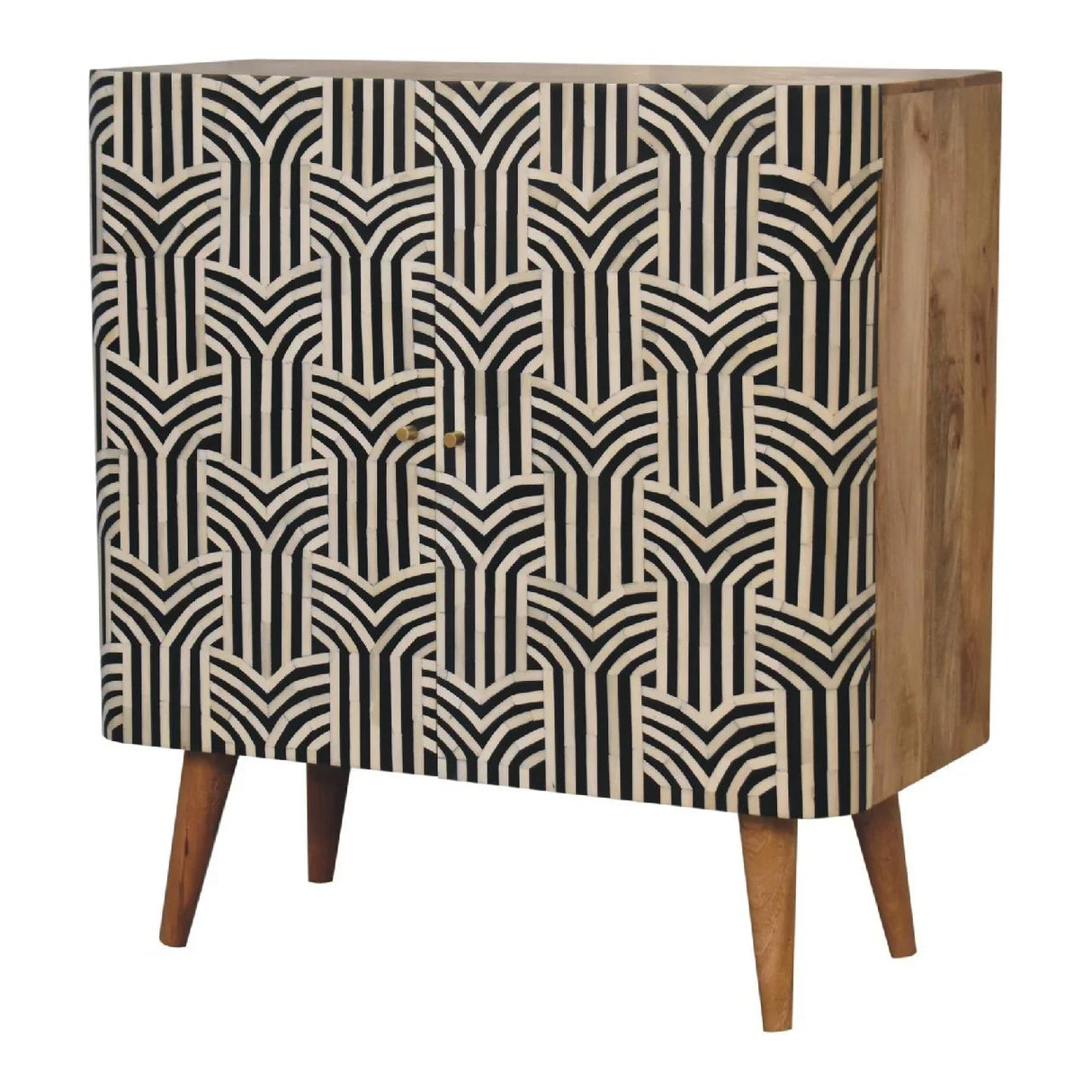 Edessa Bone Inlay Cabinet - Furniture Home Direct
