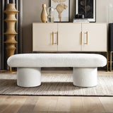 Randolph - Bench - Ivory - Furniture Home Direct