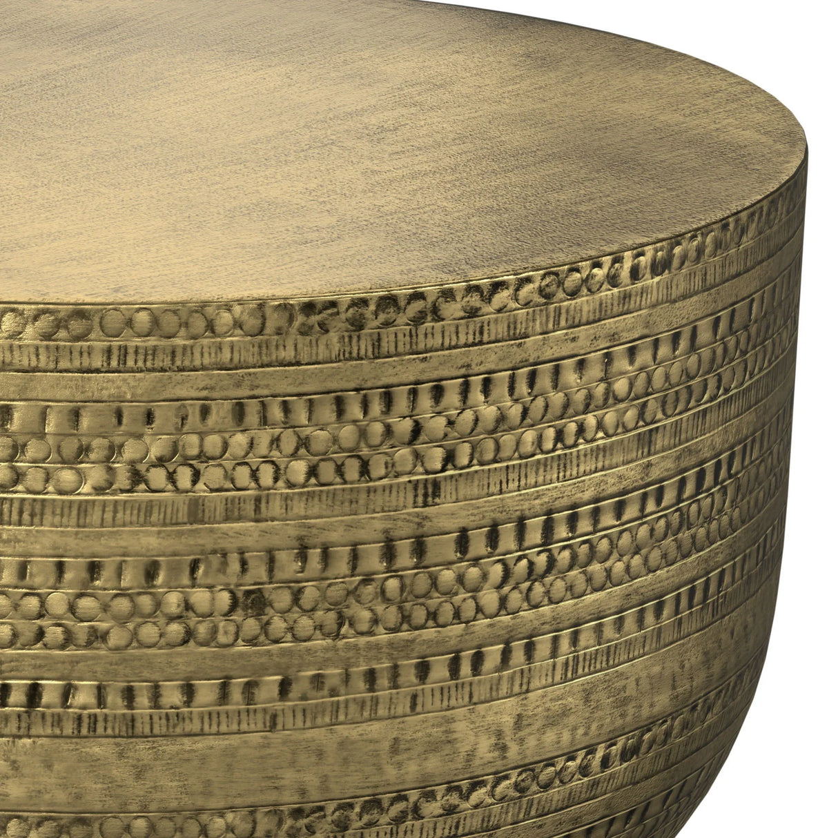 Johnsen - Handcrafted Metal Coffee Table - Furniture Home Direct