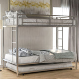 Twin Over Twin Bunk Bed With Trundle - Furniture Home Direct