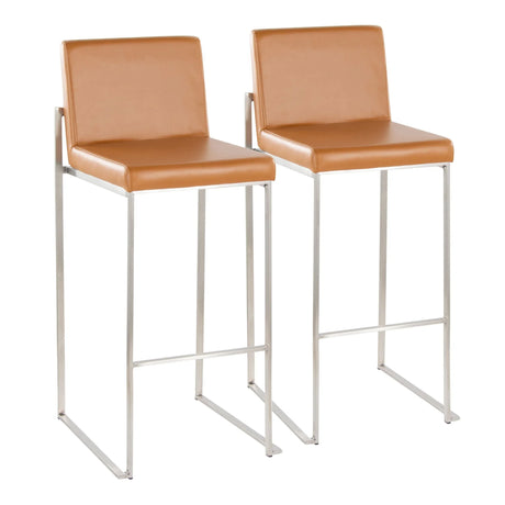 Fuji - Contemporary And Modern Elegance High Back Barstool - Furniture Home Direct