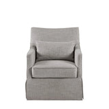 Traditional Design London Skirted Swivel Chair - Furniture Home Direct