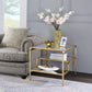 Astrid - Mirrored Table - Furniture Home Direct
