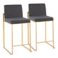 Fuji - Contemporary High Back Stylish Counter Stool - Furniture Home Direct