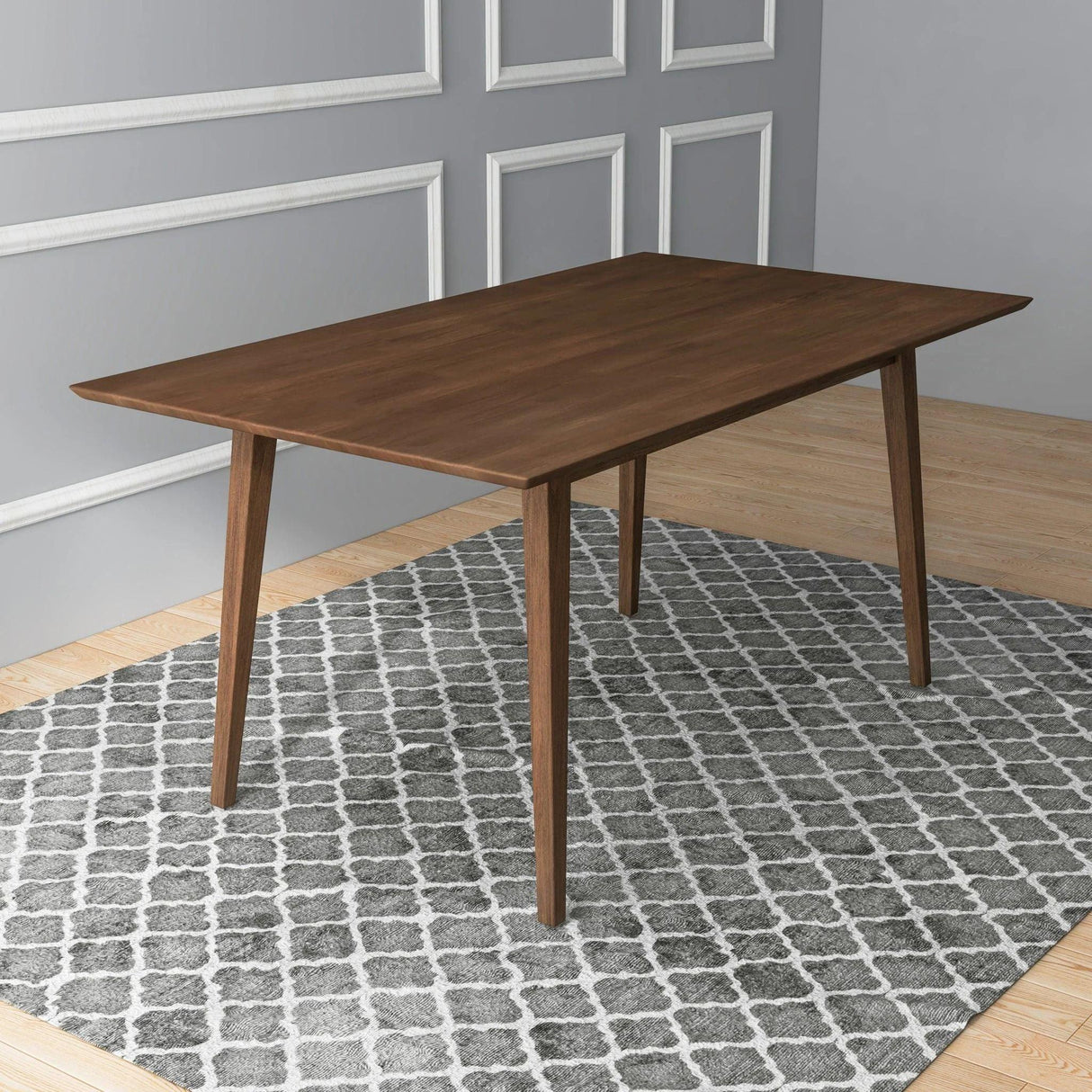 Mary - Modern Style Rectangular Dining Kitchen Table - Furniture Home Direct