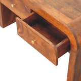 Darcy - Coffee Table, 2 Drawer - Chestnut - Furniture Home Direct