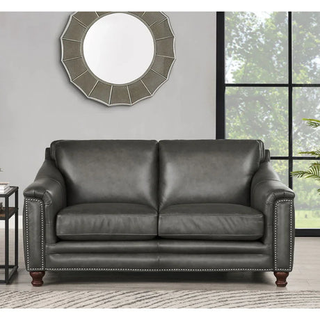 Belfast - Top Grain Leather Loveseat - Furniture Home Direct