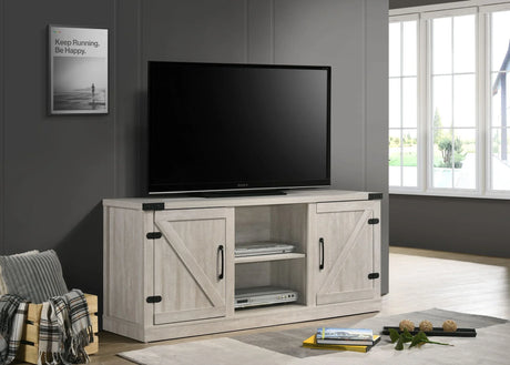 Salma - 58" Wide TV Stand With 2 Open Shelves And 2 Cabinets - Furniture Home Direct