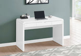 Computer Desk For Home Office, Storage Drawers, Contemporary & Modern - White - Furniture Home Direct
