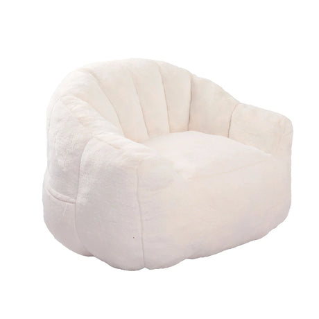 Beanbag Chair, Beanbag Sofa Chair With Armrests Stuffed High Density Foam - Furniture Home Direct