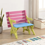 Kids Multi-Functional Arm Chair, Table With 2 Benches All-In-One Set - Furniture Home Direct