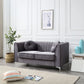 Delray - Micro Suede Loveseat - Furniture Home Direct