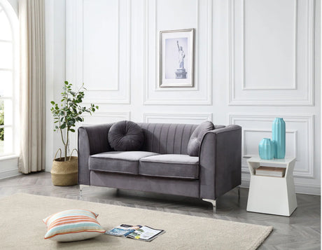 Delray - Micro Suede Loveseat - Furniture Home Direct