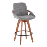 Cosmo - Mid Century Counter Stool - Furniture Home Direct
