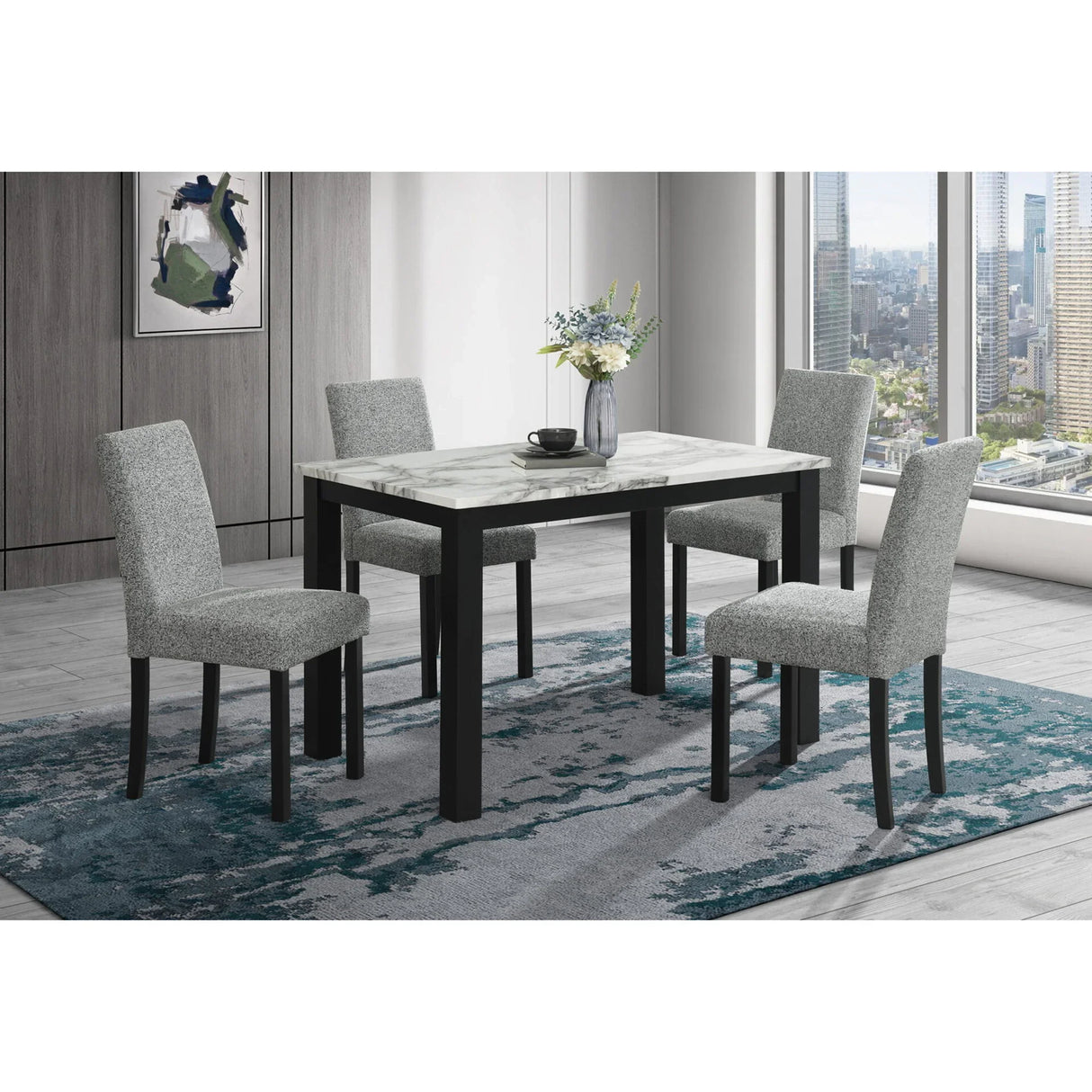 Sarang - Dining Table And Chairs Set - Furniture Home Direct