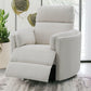 Sagen - Chenille Glider Recliner With Swivel - Furniture Home Direct