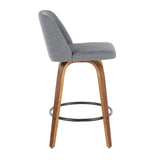 Toriano - Mid Century Modern, Counter Stool (Set of 2) - Furniture Home Direct
