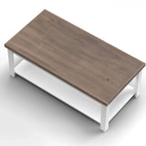 Hampton - Hampton - Coffee Table - Jasmine Whitewash / Barnwood - Furniture Home Direct