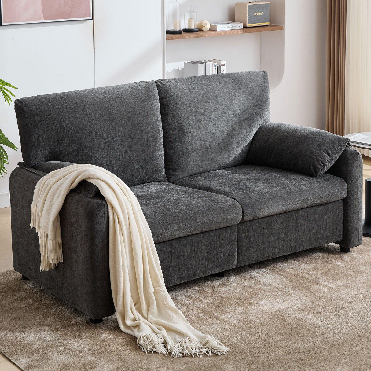 Modern Minimalist Down Filled Sofa - Furniture Home Direct