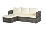 6 Piece Outdoor Patio Set - Beige - Furniture Home Direct