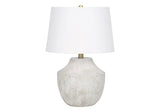 Lighting, Modern Table Lamp, Concrete - Cream - Furniture Home Direct