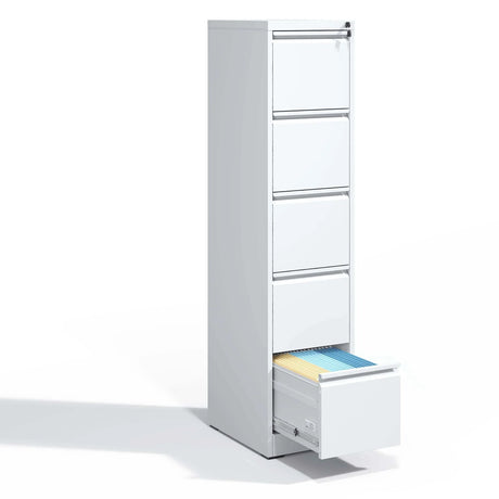 Steel Drawer Vertical File Cabinet With Lock For A4 Legal / Letter Size - Furniture Home Direct