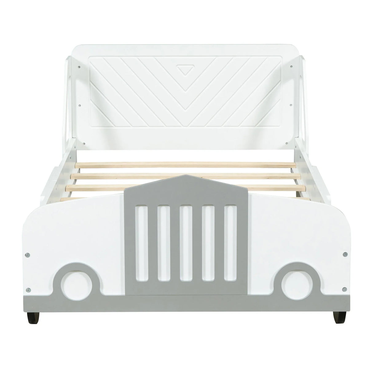 Car Shaped Platform Bed With Wheels - Furniture Home Direct