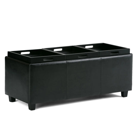 Avalon - Upholstered Storage Ottoman - Furniture Home Direct