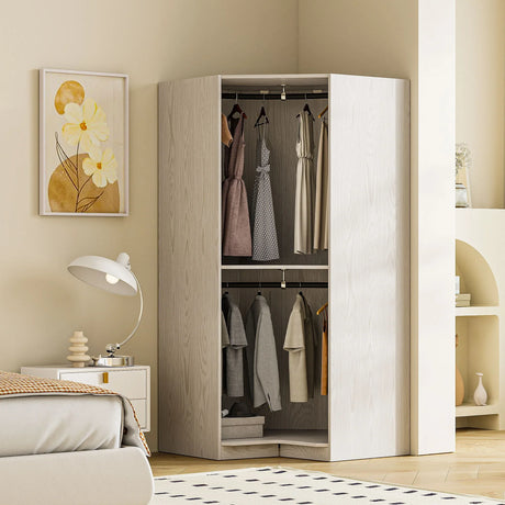 Polygon - Corner Wardrobe - Furniture Home Direct