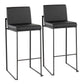 Fuji - Contemporary High Back Barstool Elegant Design - Furniture Home Direct