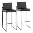 Fuji - Contemporary High Back Barstool Elegant Design - Furniture Home Direct