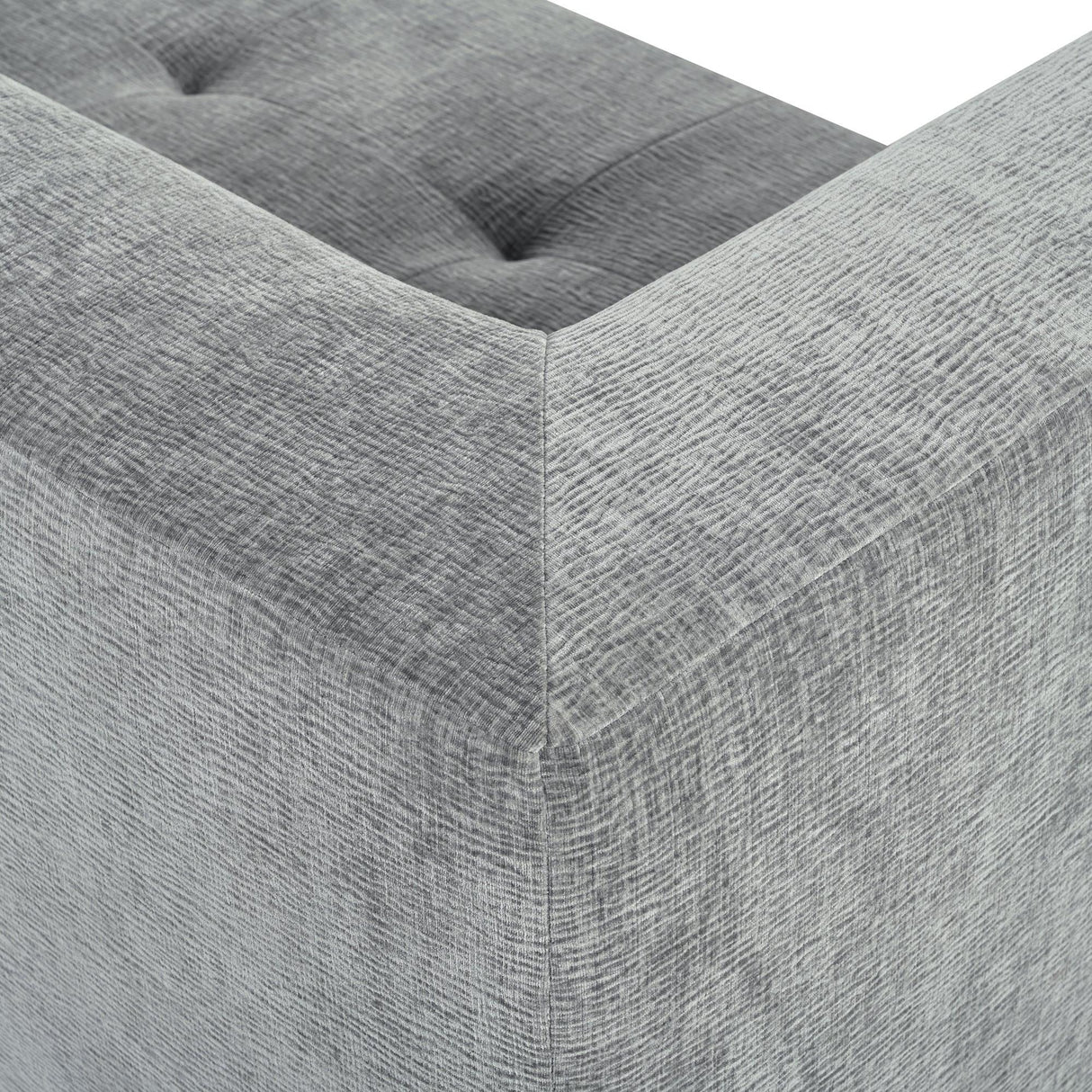 Modular Sectional Sofa in Chenille for Living Rooms Gray - Furniture Home Direct