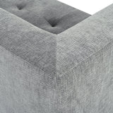 Modular Sectional Sofa in Chenille for Living Rooms Gray - Furniture Home Direct