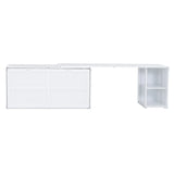 Modern Cabinet Bed With Desk and Storage - Queen Size - Furniture Home Direct