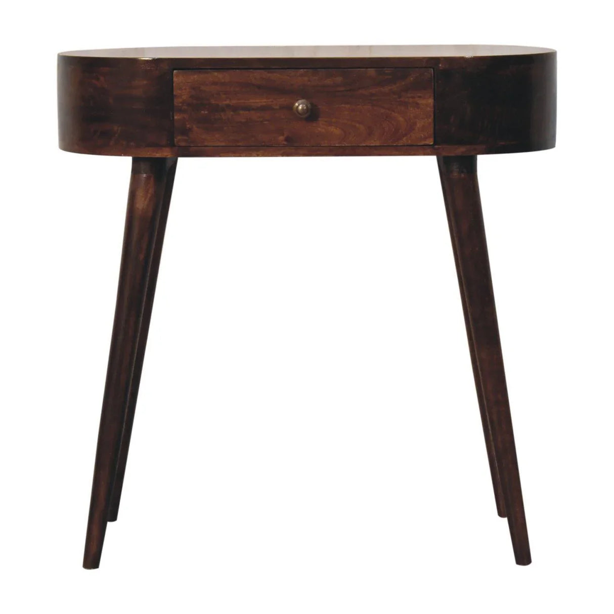 Rounded Wood Table - Furniture Home Direct