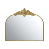 Arched Wall Mirror With Metal Frame, Wall Mirror For Living Room - Furniture Home Direct